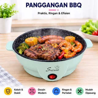Panggangan Listrik Multifungsi Anti Lengket 450W