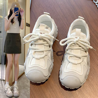 Sepatu Sneakers Wanita Putih Premium Trendy Nyaman