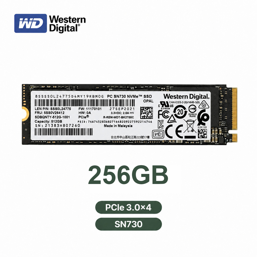 Jual SSD NVMe Western Digital SN730 M.2 2280 512GB/1TB 3400MB/s