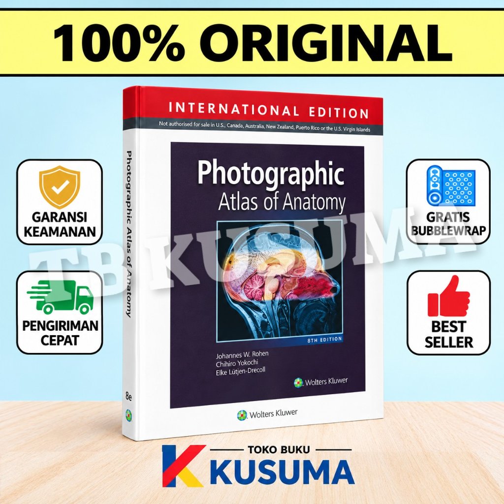Jual BUKU PHOTOGRAPHIC ATLAS OF ANATOMY 9TH EDITION / 9ED - ROHEN