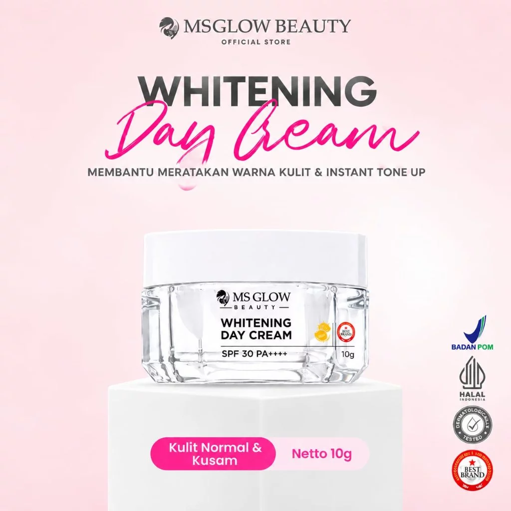 MS GLOW - WHITENING DAY CREAM - 10 GR