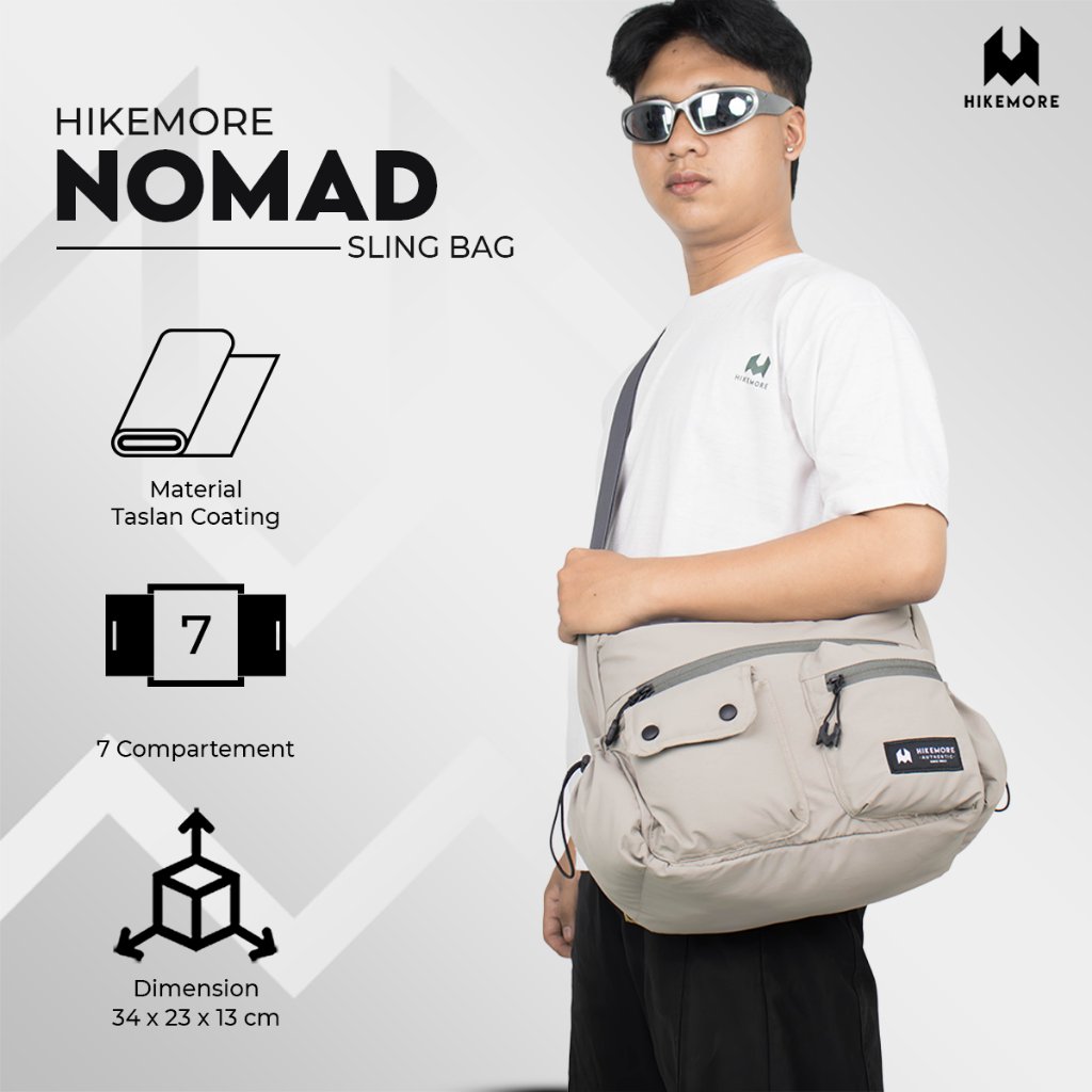 Jual Tas Selempang Pria Wanita Hikemore Nomad 01 Terbaru