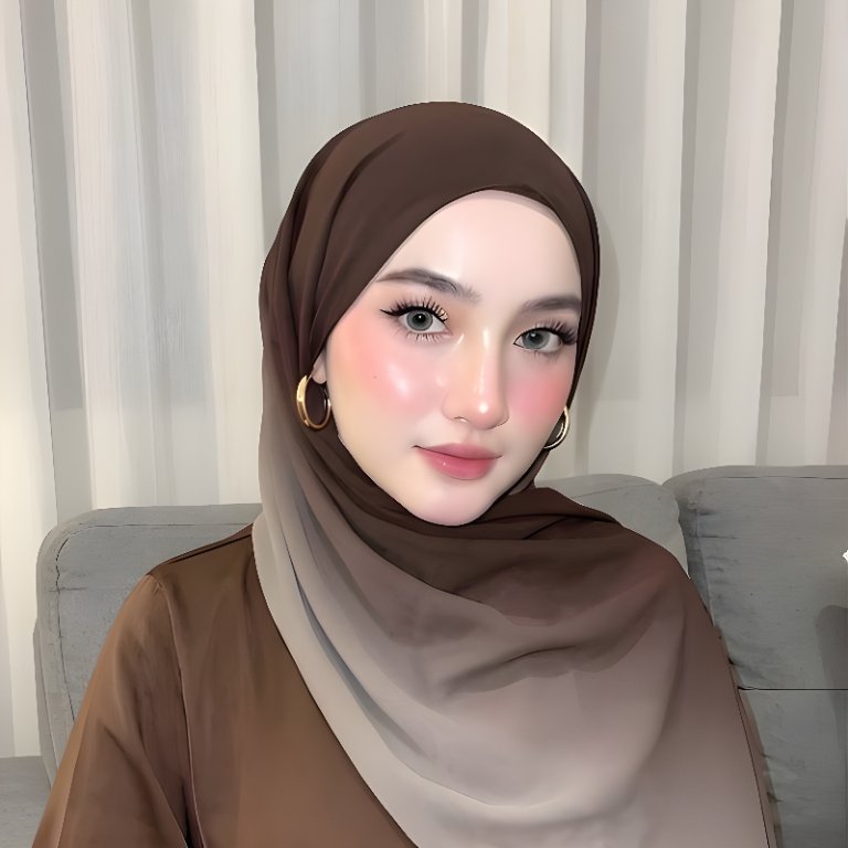 Jilbab Hijab Pashmina Printing Sublime Gradia Series foto 5