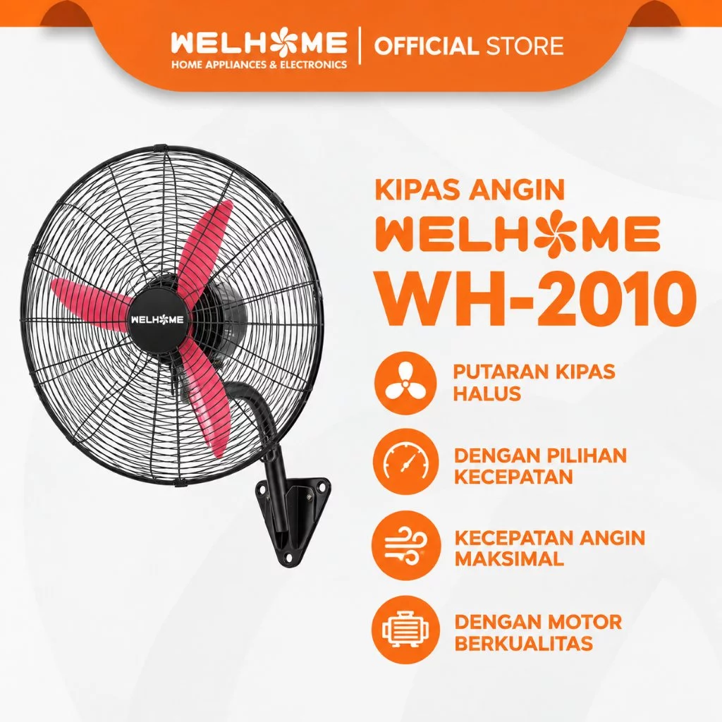 Kipas Angin Meja WELHOME WH-2010