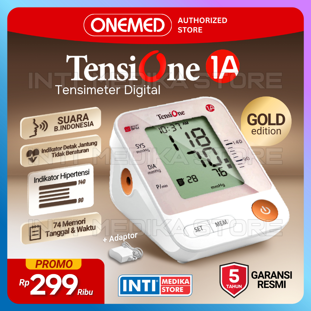 Tensi meter digital A1 gold dengan suara main image 1