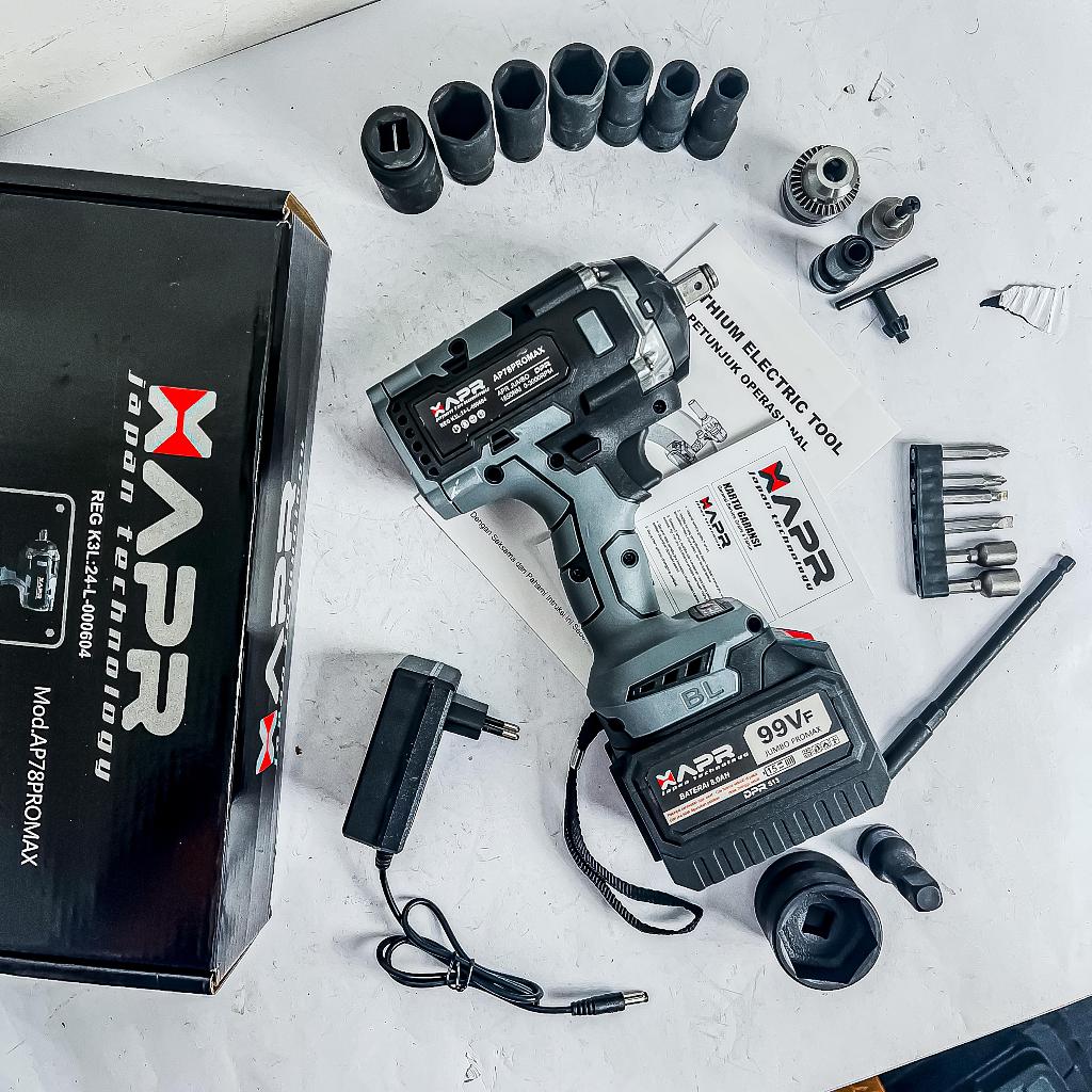 Jual APR RAJA BOR IMPACT WRENCH JUMBO AP78PROMAX+ CVT EDITION 1850NM ...