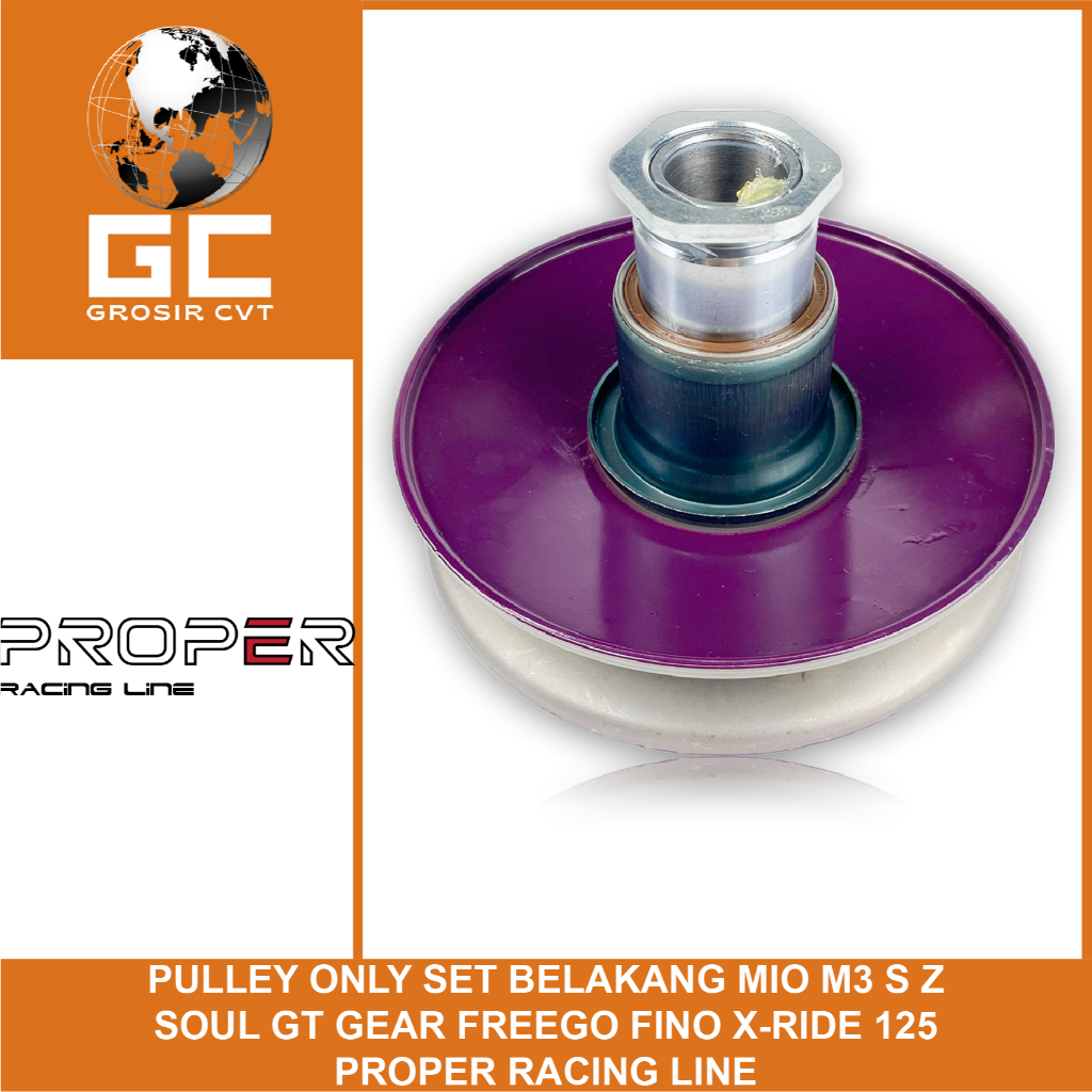 Jual Proper Pulley Pully Puli Belakang Racing Mio M3 S Z Soul GT Fino ...