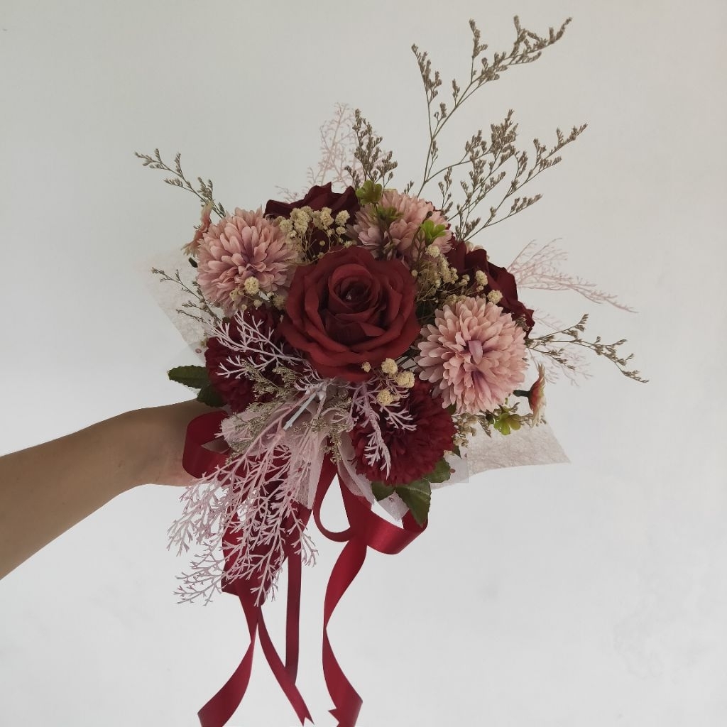 Jual Hand Bouquet/ Rangkaian Bunga Pernikahan (Wedding, Prewedding ...