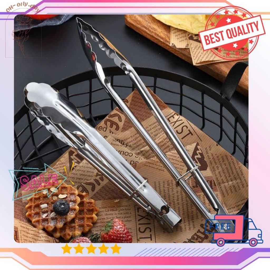 Jual Capitan Stainless Steel Pencapit Gorengan Food / Pencapit Gorengan ...