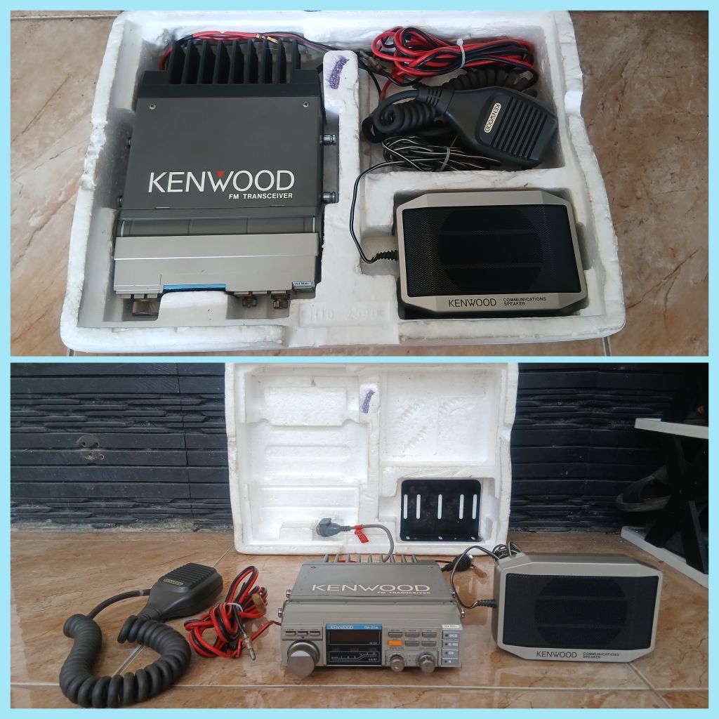 Jual RIG KENWOOD TM-211A VHF EXS KOLEKTOR LENGKAP BOX LUAR DALAM MULUS ...