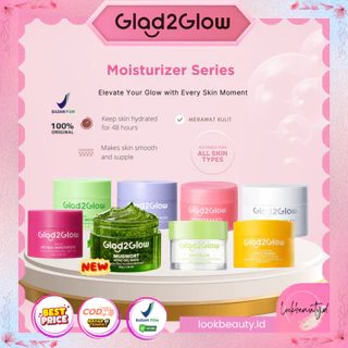 Glad2Glow Moisturizer Gel Series | Blueberry | Centella | Yuja 377 | Pomegranate | VIT C/Moisturaize