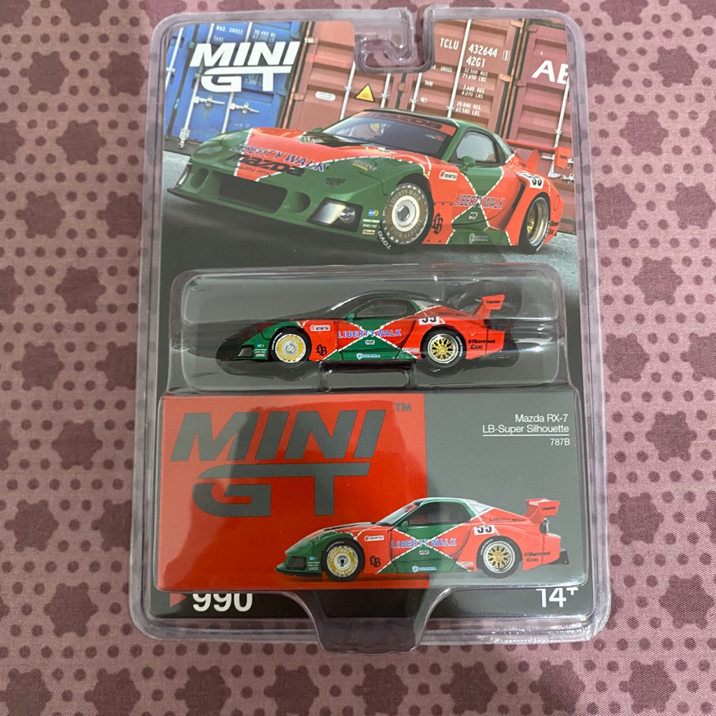 Jual Mini GT 990BL Mazda RX-7 LB Super Silhouette 787B | Shopee Indonesia