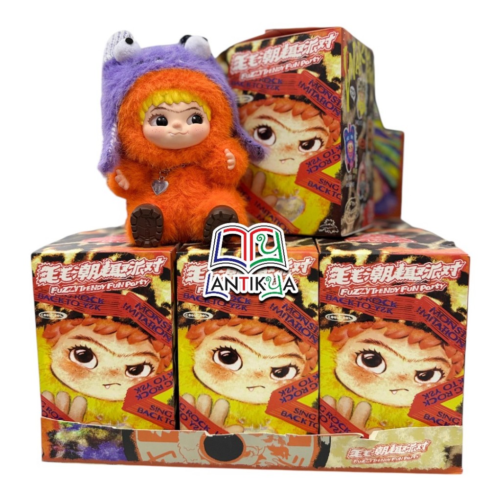 Jual BLIND BOX WAKUKU / POPMART WAKUKU FUZZY TRENDY FUN PARTY / WAKUKU ...