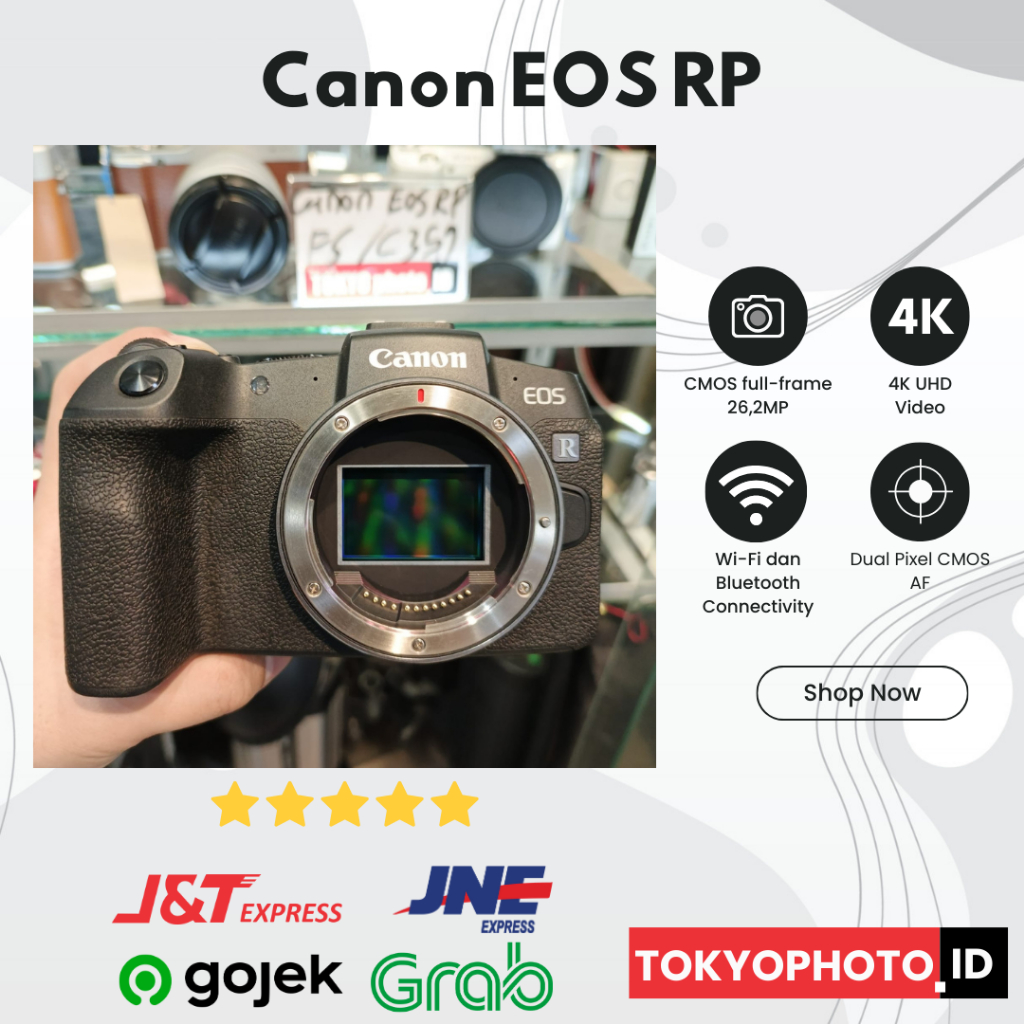 Jual Canon EOS RP Mirrorless Camera LIKE NEW | Shopee Indonesia