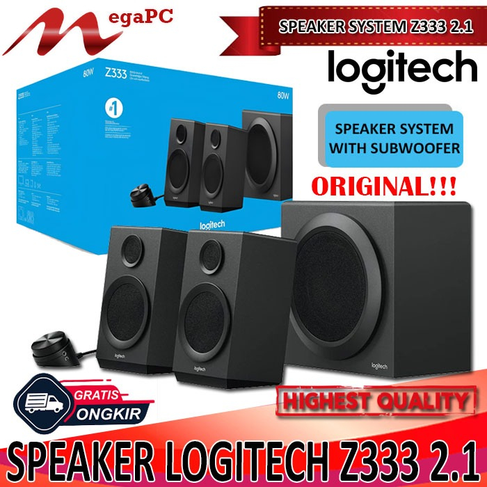 Logitech Z333 Logitech Bookshelf Speakers Logitech Z333 Bold Sound