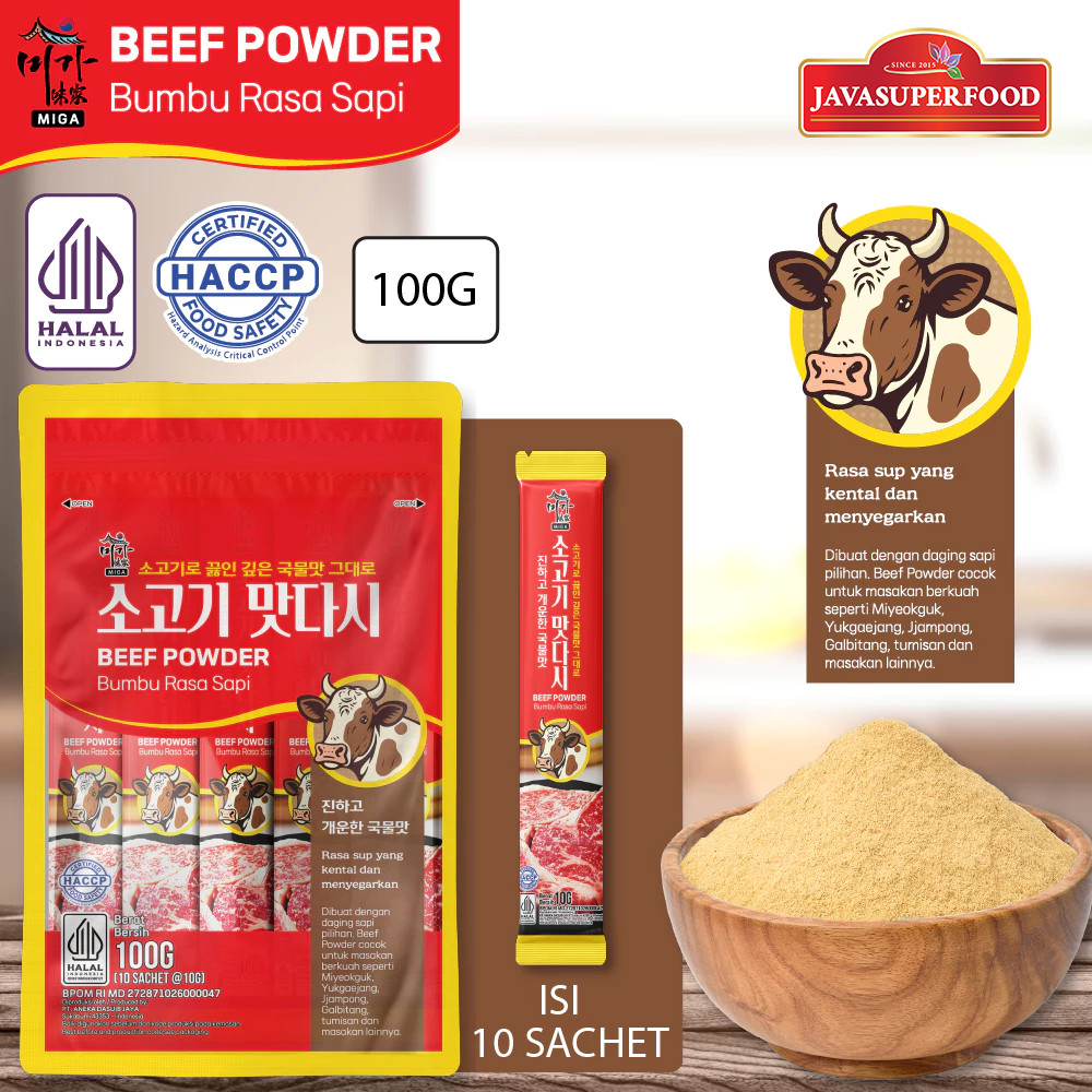 Jual [HALAL] DASHIDA RASA SAPI 100G (ISI 10 SACHET) / SOGOGI DASHIDA ...