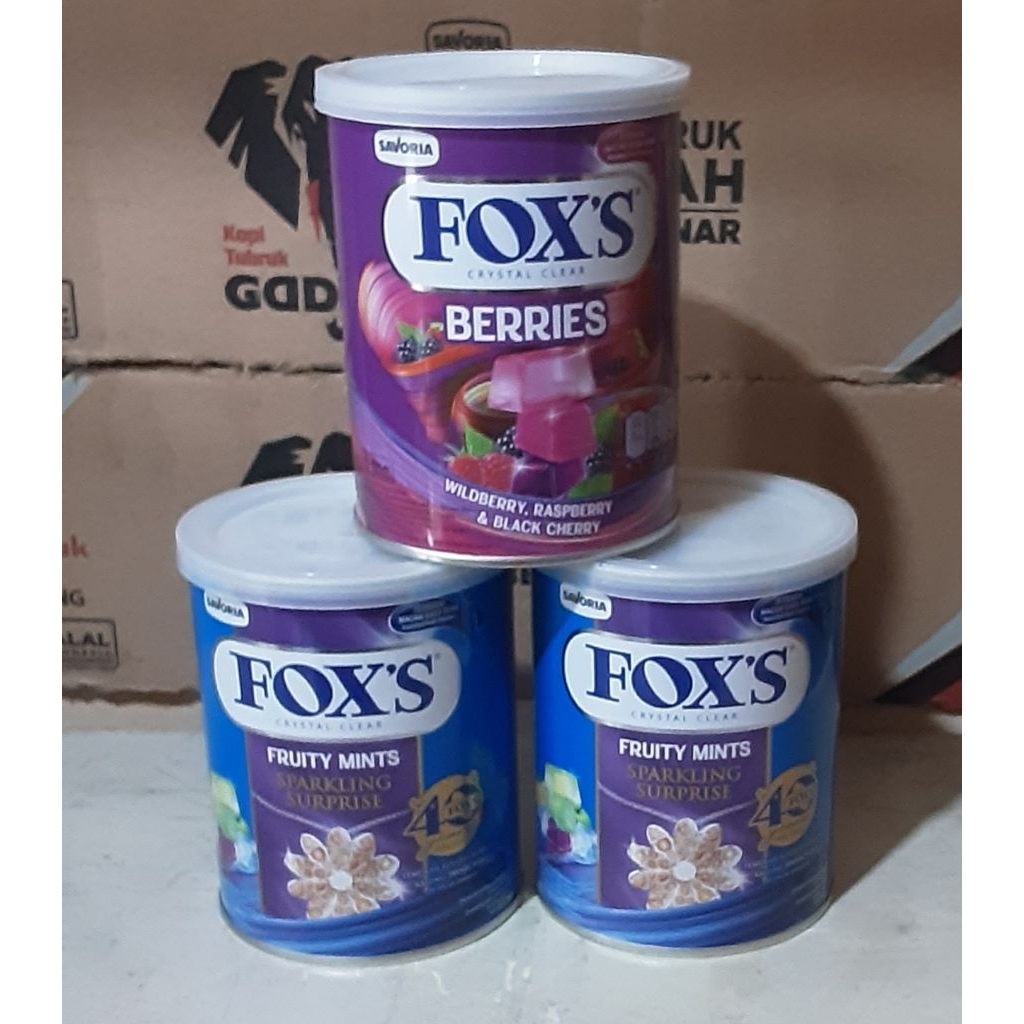 Jual FOX'S FRUITS TIN PERMEN RASA BUAH KEMASAN KALENG 170GRAM | Shopee ...