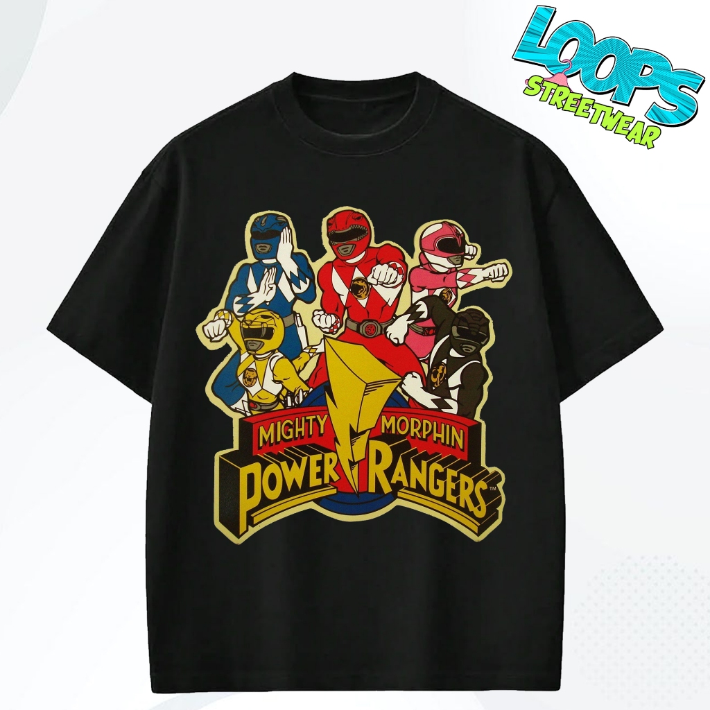 Jual Loopsmerch - Kaos Power Rangers Mighty Morphin - Baju Distro ...