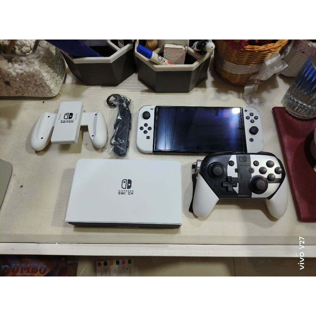 Jual Nintendo Switch OLED Putih White banyak bonusnya | Shopee Indonesia
