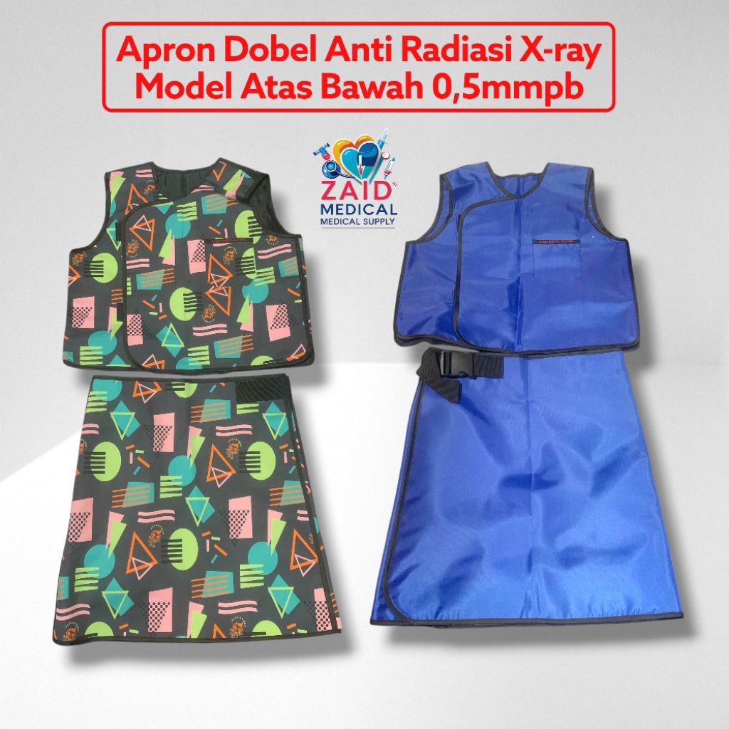 Jual Rompi Apron Dobel Radiasi X-ray Model Atas Bawah/ Apron Dobel ...