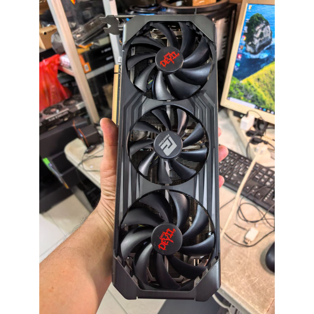 Jual PowerColor Radeon RX 6700 XT RED DEVIL 12GB GDDR6 Bekas