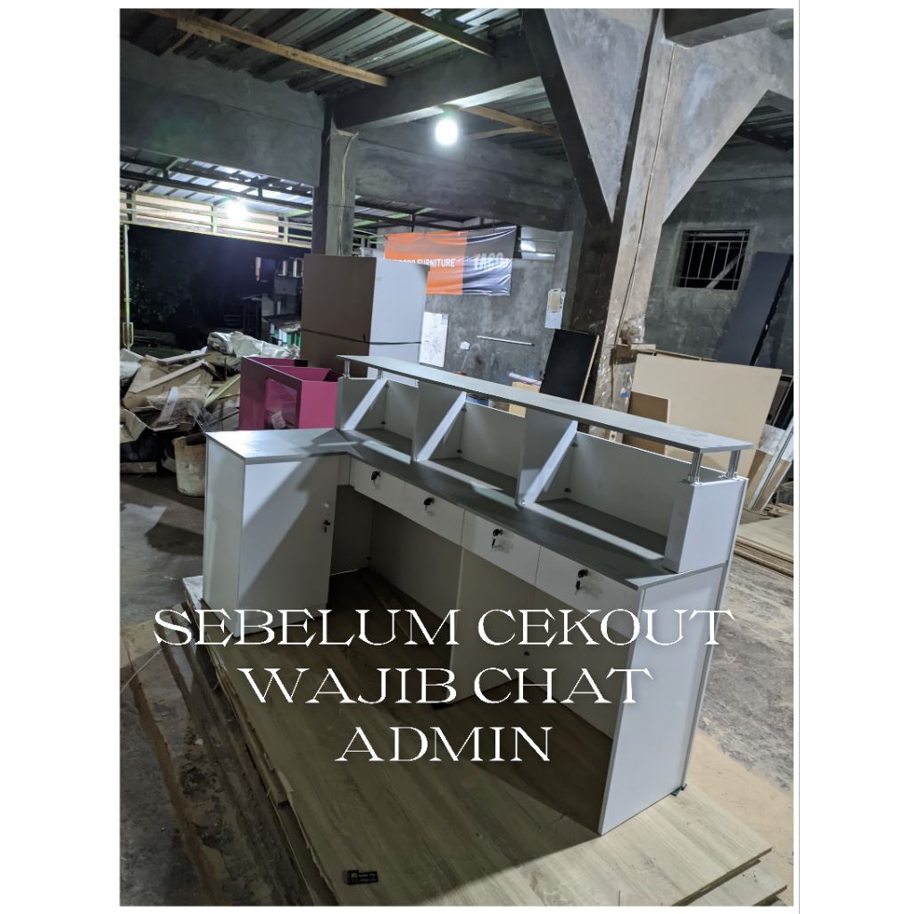 Jual MEJA RESEPSIONIS MEJA RECEPTIONIST MEJA RESERVASI MEJA KASIR MEJA ...