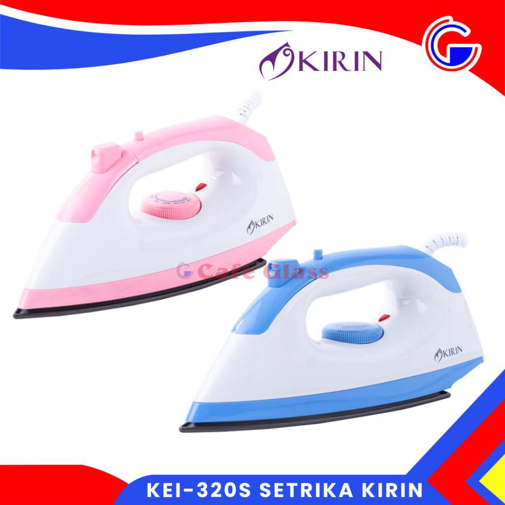 Setrika Water Spray - Setrika Elektronik Anti Lengket - Setrika Listrik Kei-320S Kirin