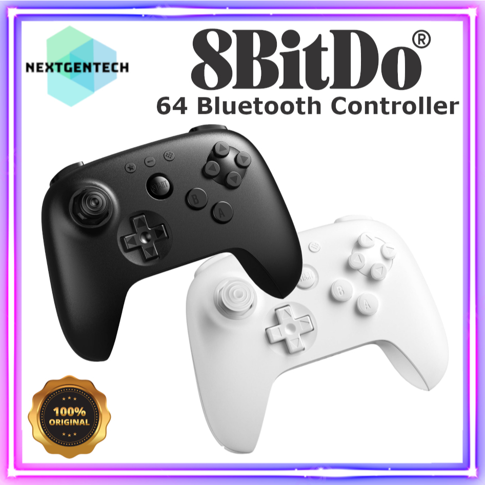 Jual 8BitDo 64 Bluetooth Controller Wireless Gamepad Hall Effect ...