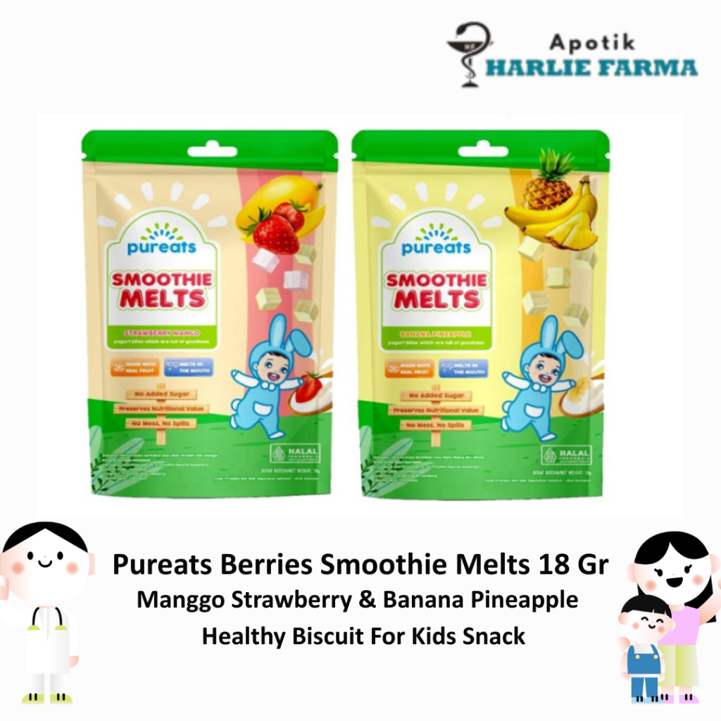 Jual Pureats Berries Smoothie Melts 18 GR - Snack Sehat Untuk Keluarga ...