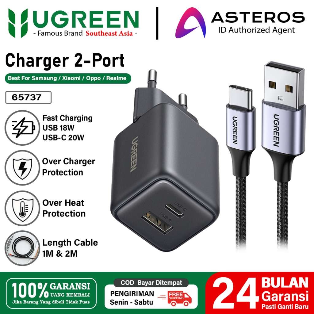 UGREEN Charger USB Type C Fast Charging Samsung Xiaomi Oppo