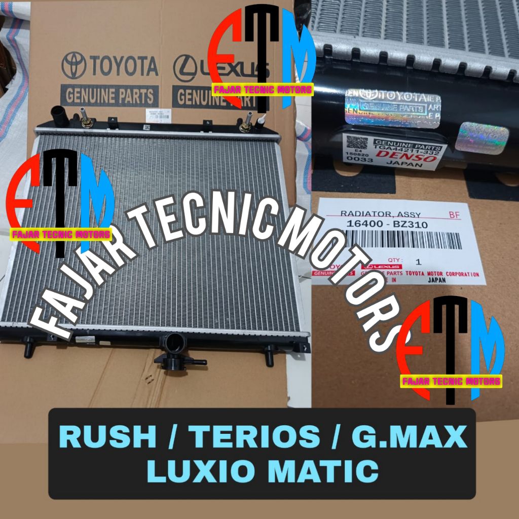 Jual RADIATOR ASSY RUSH TERIOS MATIC GRANDMAX LUXIO AVANZA 1.5CC MATIC ...