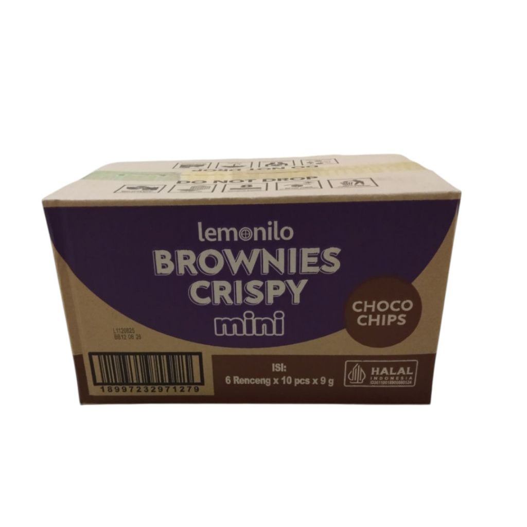 Jual Lemonilo Brownies Crispy renceng 1 dus isi 6 renceng | Shopee ...