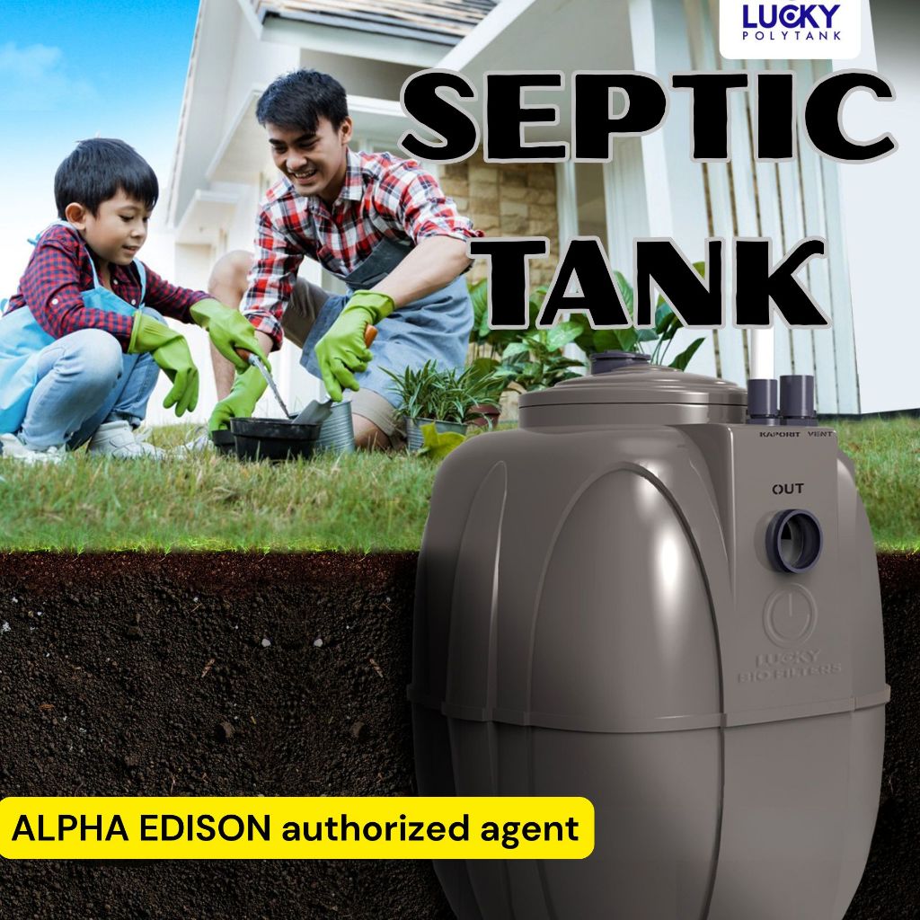 Jual Septic Tank Lucky Polytank 1000 Liter | Shopee Indonesia