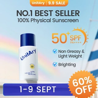 【Best Seller】UNITARY [IN VIVO & NON COMEDOGENIC TESTED] Global GlowingSuncare Sunscreen UV Protector SPF 50ml 50+ PA++++ 50ML for Mixed Skin Non Acne