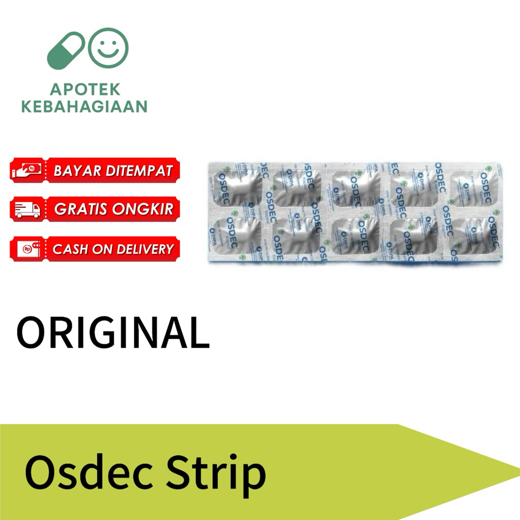 Jual Osdec Strip Isi 10 Tablet Vitamin | Shopee Indonesia
