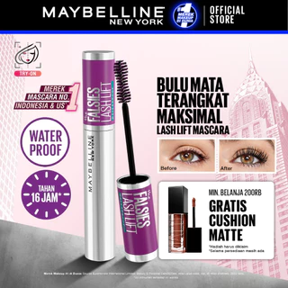 MAYBELLINE OFFICIAL The Falsies Lash Lift Mascara Make Up 8.6ml Waterproof Maskara Bulu Mata Panjang Tahan 16 Jam Volumizing Extending Smudgeproof