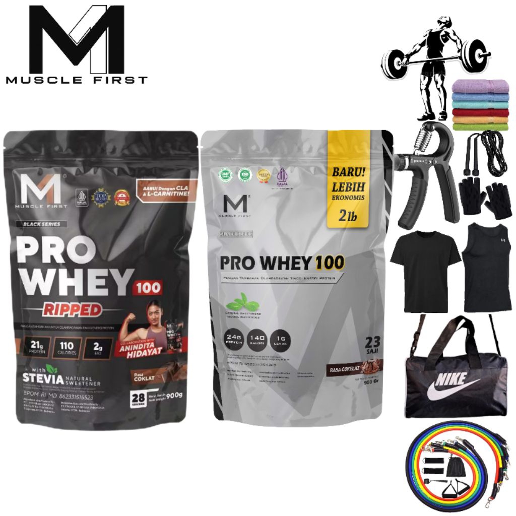 Jual MuscleFirst - Pro Whey 2lbs & Pro Whey Ripped 2lbs / Whey Protein ...