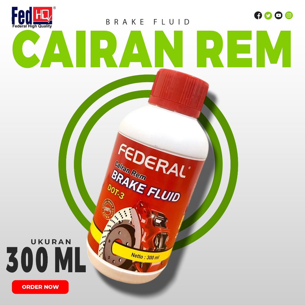 Jual MINYAK REM FEDERAL 300ml | Shopee Indonesia