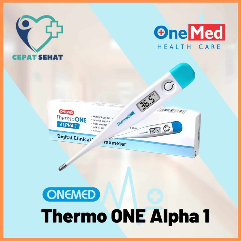 Jual TERMOMETER DIGITAL ONEMED/TERMOMETER DIGITAL THERMO ONE ALPHA 1 ...