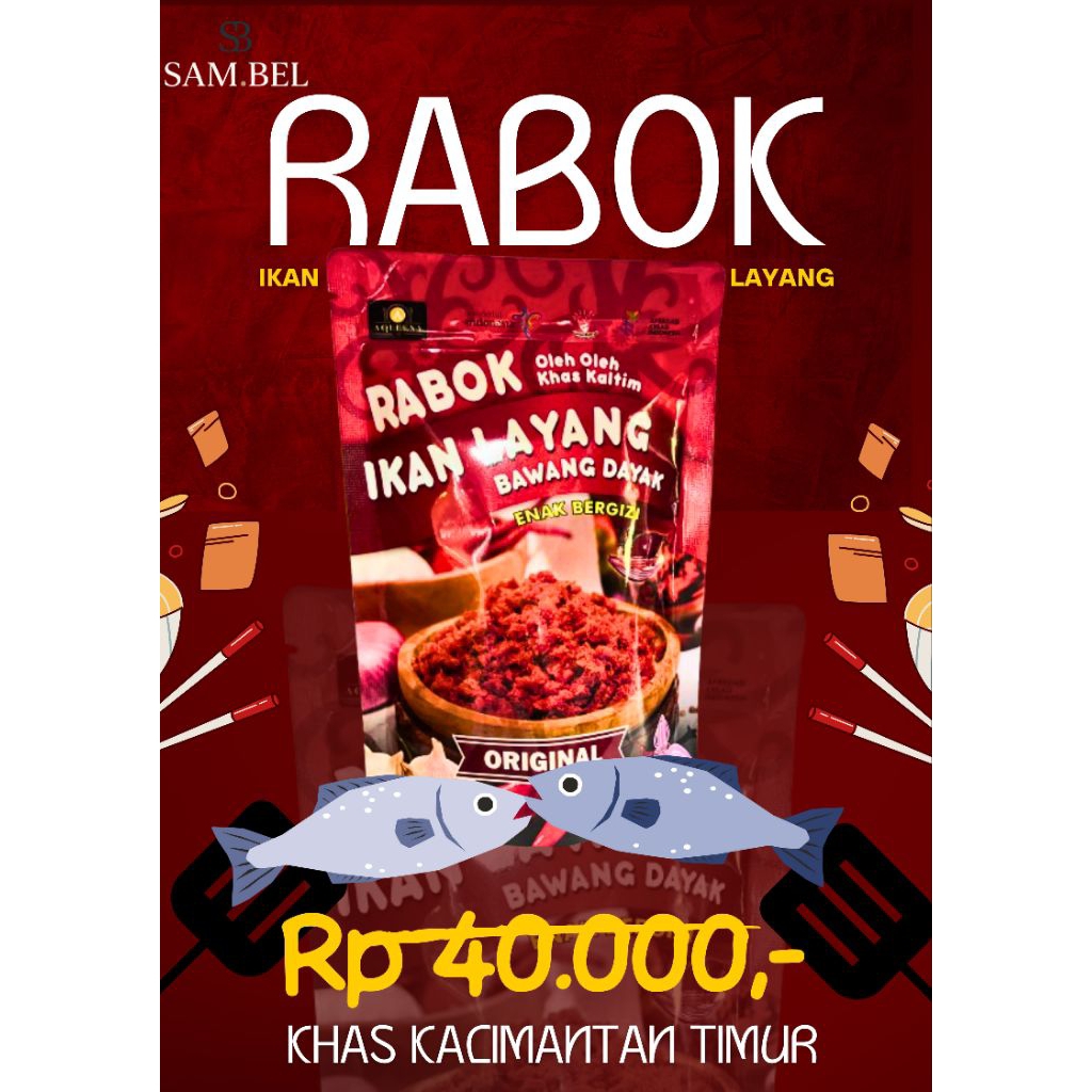 Jual Rabok Ikan Layang Bawang Dayak Original – Oleh Oleh Khas ...