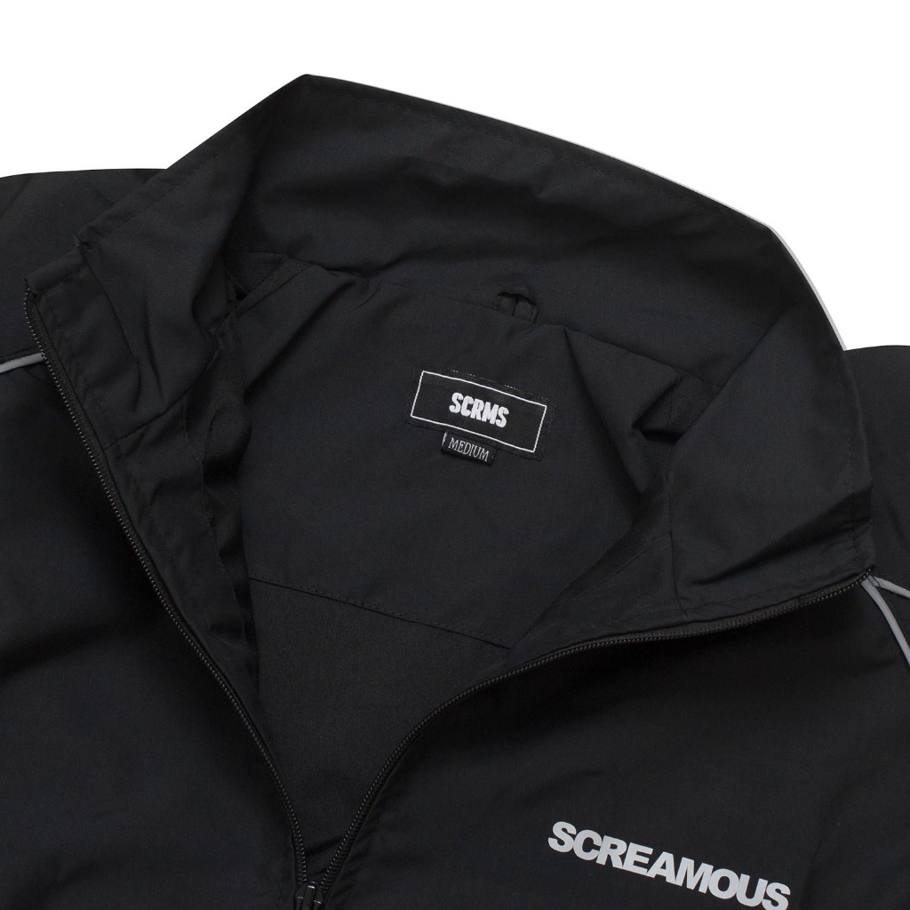 Jual Screamous WindBreaker Jacket Reflective HECTIV BLACK | Shopee ...