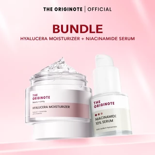 The Originote SPECIAL BUNDLE 2in1 - Serum Moisturizer Glowing Brightening Pelembab Wajah Pencerah Gel Acne Treatment Acne Calming Anti-Aging Peeling Exfoliating Pelembab Wajah Kit Perawatan Kulit Hidrasi