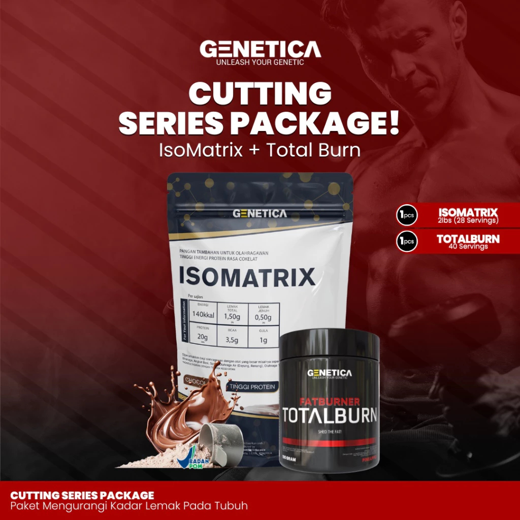Jual Paket Cutting Genetica Isomatrix 2 Lbs + Genetica Total Burn 40 ...