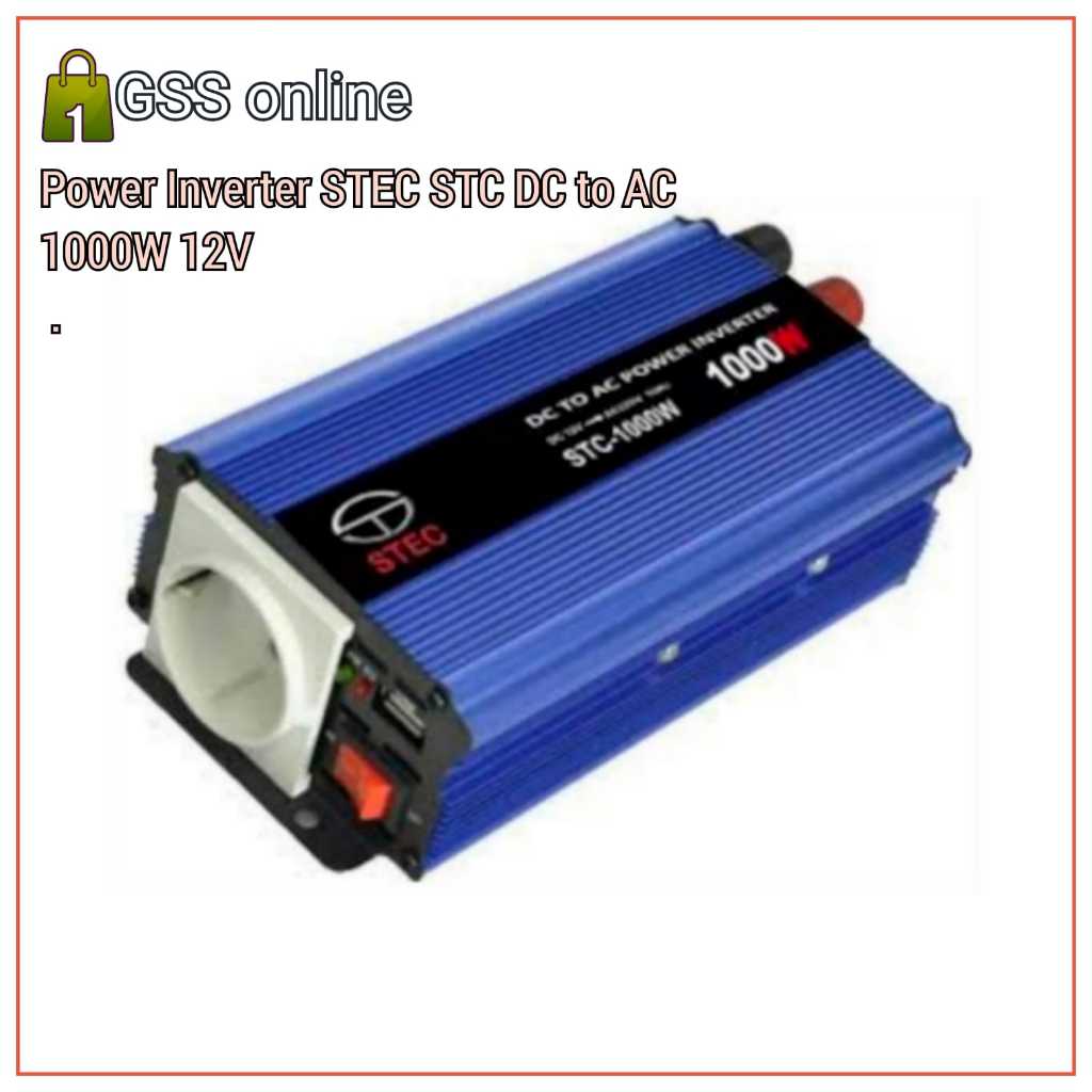 Jual Power Inverter STEC STC DC to AC 1000W 12V | Shopee Indonesia