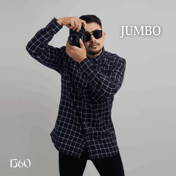DGM Kemeja Pria Flanel Jumbo Lengan Pendek Premium 049