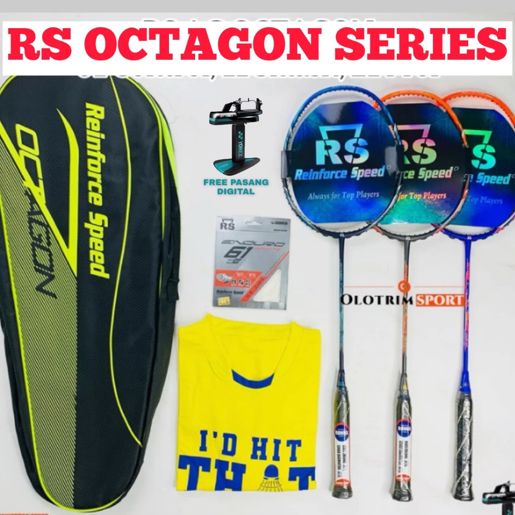 Jual Raket Badminton RS AG OCTAGON 01 02 11 12 21 22 PRO CONTROL SMASH ...