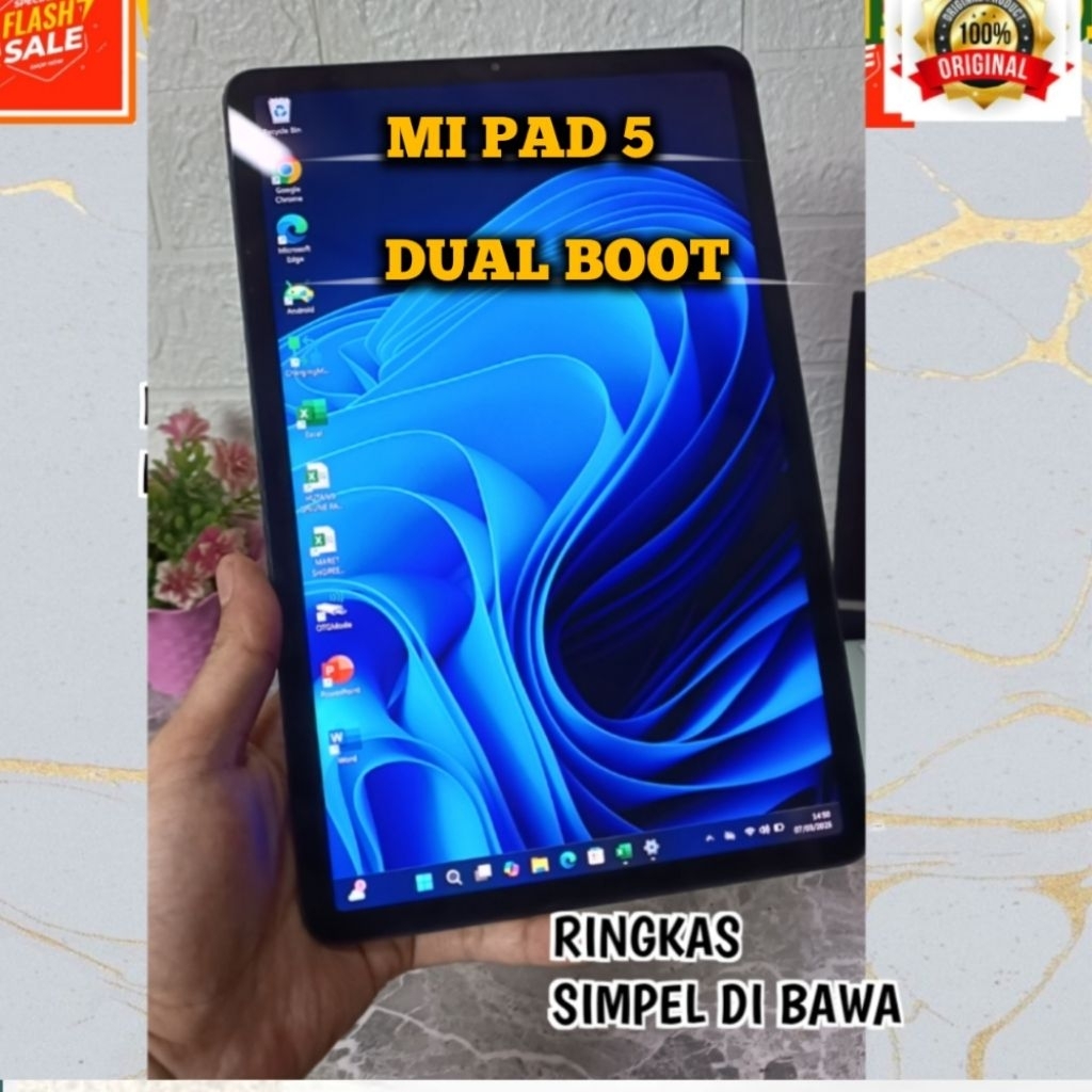 Jual Xiaomi Pad 5 RAM 6 256GB Dual System Windows Android Tablet ...