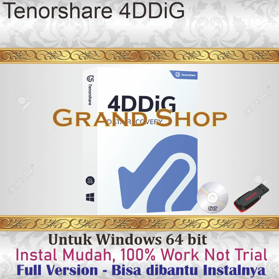 Jual Tenorshare 4DDiG 10.4.0.11 (x64) - Full Version, Lifetime | Shopee ...