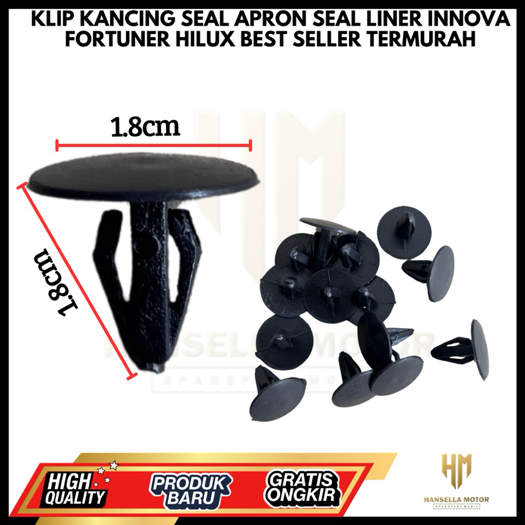 Jual Klip Kancing Seal Apron Seal Liner Innova Fortuner Hilux Best ...