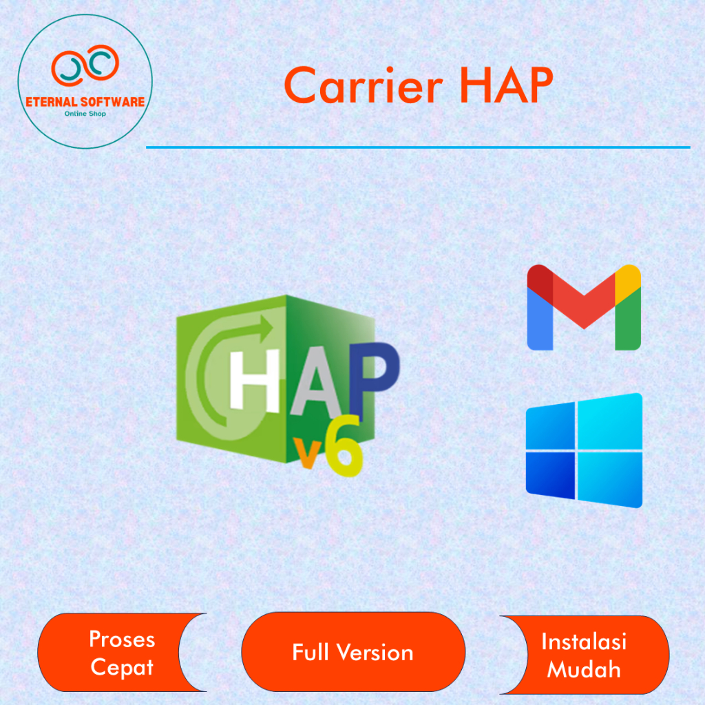 Jual Carrier HAP Full Version Software Perhitungan Beban Bangunan ...